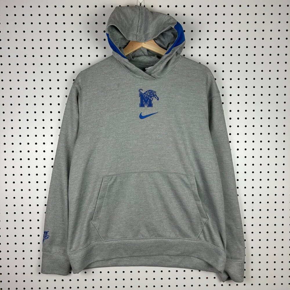 1 Cent Penny Hardaway Nike Memphis Tigers‎ Hoodie Medium Swoosh Team Issued Gray